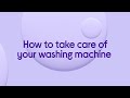 How To Take Care Of Your Washing Machine