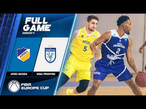 Apoel Nicosia v Sigal Prishtina - Full Game - FIBA Europe Cup 2019-20