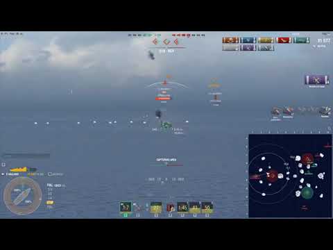 European Destroyer Halland Vs FDR | Lets make the SKY clear! | 100k+ AA damage