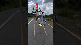 Download lagu Why This Tribe Uses Giant Stilts 🤔 #shorts #africa #stilt mp3