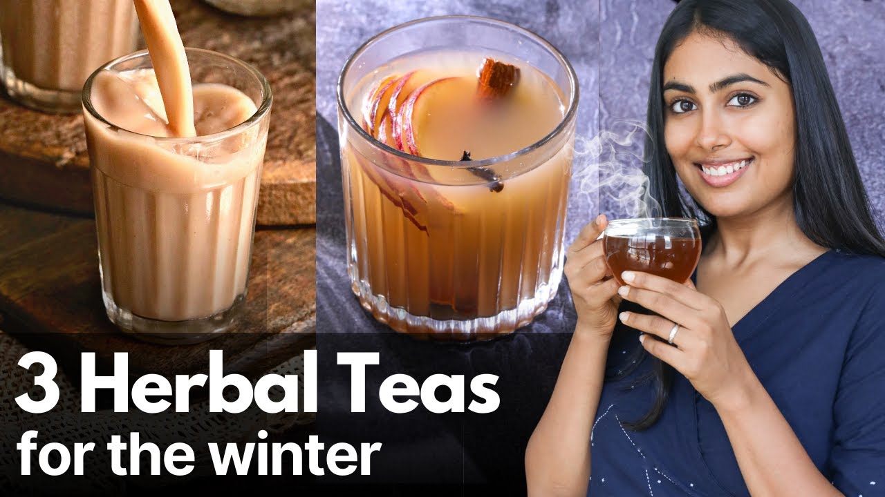 3 हर्बल चाय रेसिपी - अच्छी स्वास्थ्य के लिए | 3 Herbal Tea Recipes for Morning or Evening