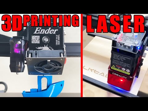 Creality Ender 3 S1 PRO 3D Printer + Laser Module Review