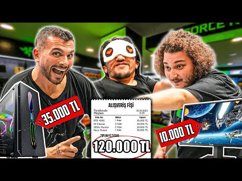 GÖZLERİ BAĞLI 120.000 TL’LİK ALIŞVERİŞ YAPTIK! (Rıdvan Abi AĞLADI)