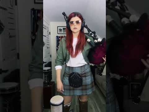 The theme from “Top Gun” on bagpipes