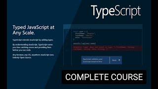 TypeScript Kursu | Yeni Başlayanlar İçin Typescript