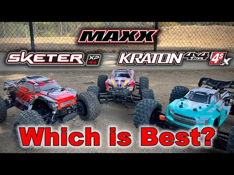 Best 4S RC Monster Truck! - Traxxas Maxx / Team Corally Sketer / Arrma Kraton 4S - Best RC car