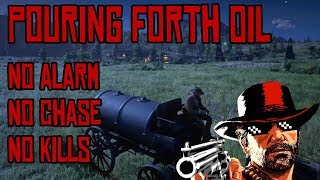 Red Dead Redemption 2 "Pouring Forth Oil" How to steal oil wagon without raising alarm.