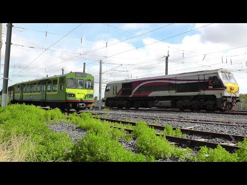 Irish Rail 201 class loco number 206 on Driver Training runs - 13th September 2018
