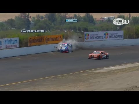 NASCAR PEAK México Series 2017. NPMxS Guadalajara. Héctor Aguirre Hard Crash