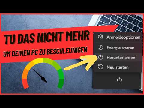 Warum Herunterfahren Deinen PC Langsamer Macht – Nutze Diese Funktion Stattdessen!