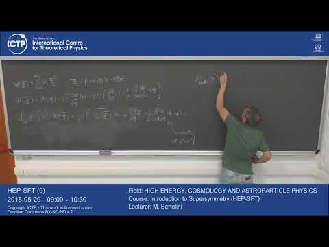 Introduction to Supersymmetry (HEP-SFT) 9 of  12