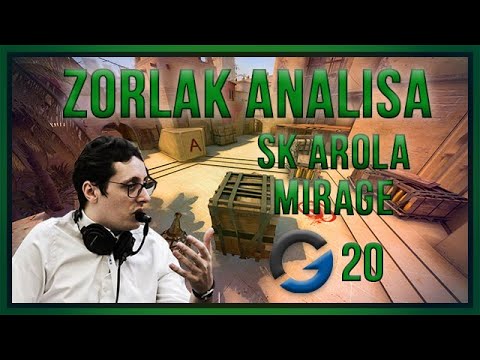 [PT] zorlaK Analisa: SK AROLA - GAMERS CLUB LVL 20 em MIRAGE [Demo do Dia]