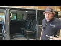 Double Surfer Bed in new VW Black Edition Multivan Campervan with Captain's Chairs