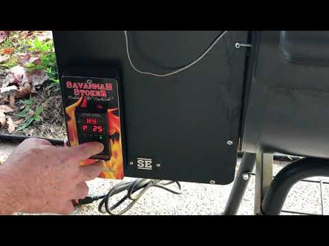 Fine Tuning the Savannah Stoker controller on the Camp Chef grill.
