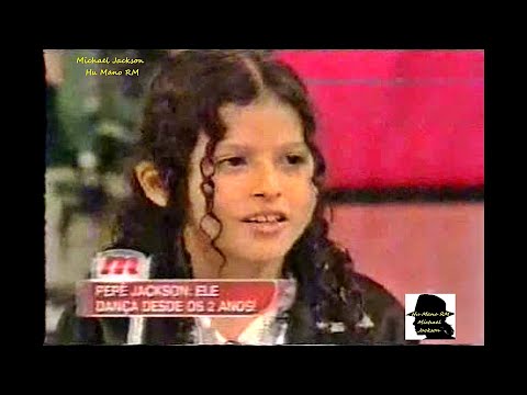 Pepe Jackson (O mais jovem cover do Michael Jackson do Brasil) no Programa da Márcia na Band em 2009