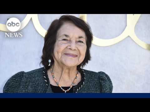 Labor rights leader Dolores Huerta dies at 96