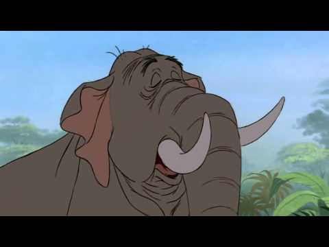 The Jungle Book  Hathi helps Bagheera to find Mowgli HD