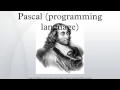 Pascal Programming Language