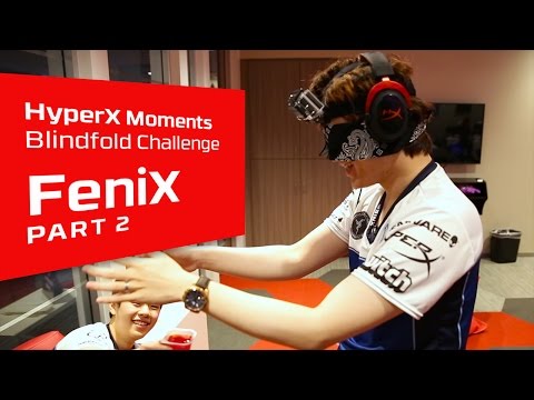 Fenix - Team Liquid Blindfold Challenge - HyperX Moments