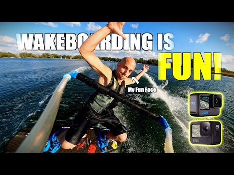 WAKEBOARDING With My GoPro Is FUN!