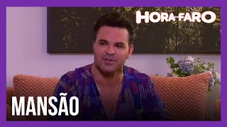Eduardo Costa abre as portas da sua mansão para Rodrigo Faro