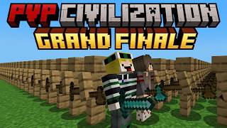 Minecraft but I become IMMORTAL in PVP CIVILIZATION