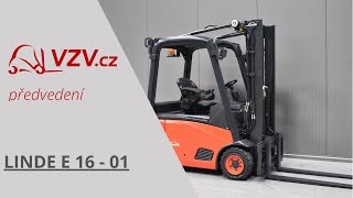 Linde E 16 - 01 three-wheel forklift | Image 4 - Machineryline