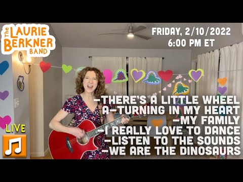 LIVE Berkner Break | Valentine's Day Party | My Family, Little Wheel, Listen To The Sounds, Dinosaur