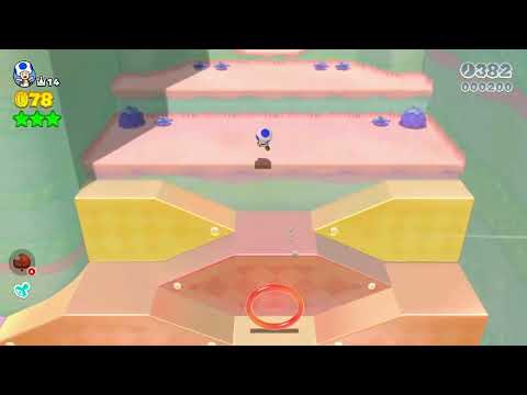Super Mario 3D World (Switch) 2-5 Itemless Speedrun - Time: 25 (TWR)