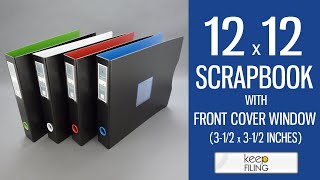 12 x 12 Scrapbook Binder | Keepfiling