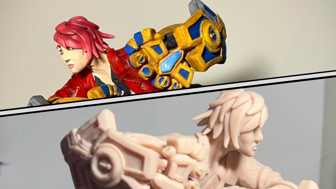 Sculpting Vi out of Polymer Clay | Arcane