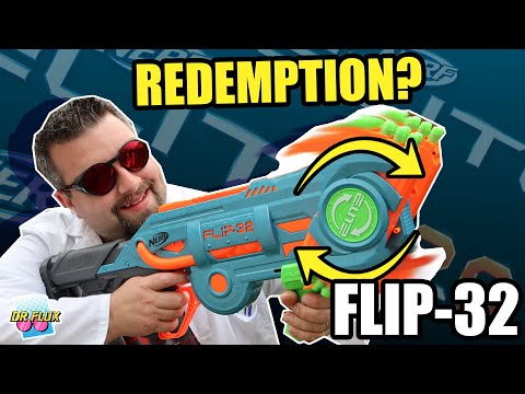 Бластер Нерф NERF Elite 2.0 Flipshots Flip-32 Blaster F2553 Еліт Фліпшотс Фліп-32 Hasbro Оригінал - фото 1 - id-p1790676279