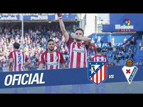 Revive el gol de Saúl en el Atlético de Madrid vs SD Eibar a vista de pájaro