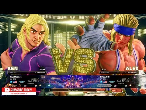 "Best Bout Replays"  SFV AE - TrueMasters vs HAGAISHI  (1080pHD 60fps)