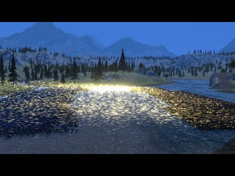 10,000 Medieval Knights VS 10,000 WW2 US SOLDIERS