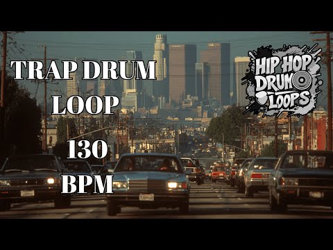 Trap Drum Loop 130 BPM | Modern Trap Beat & 808s | Royalty Free Drum Backing