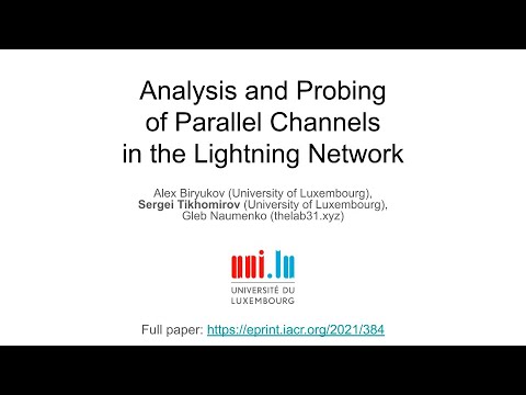 Analysis and Probing of Parallel Channels in the Lightning Network