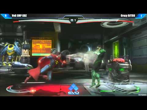 EVO 2013 | Injustice GAU (Winners Finals): CrazyDJT88 (Green Lantern) vs VxG EMP KDZ (Superman)