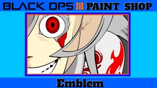 Black Ops 3 - Shiro Deadman Wonderland Emblem Tutorial