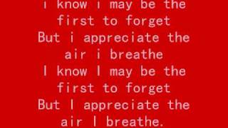 Our Last Night - The Air I Breathe  (With Lyrics)!!!