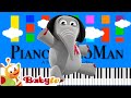 Kalinka Dancing Animals BabyTV Slow Easy Medium Piano 4K Tutorial