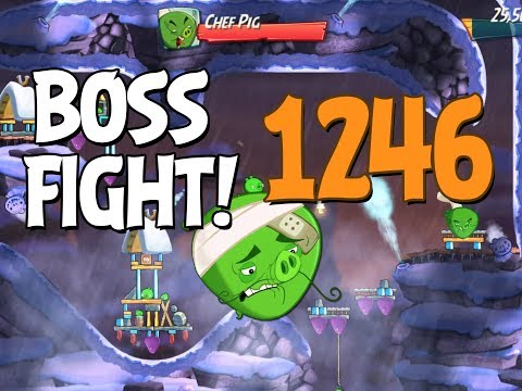 Angry Birds 2 Boss Fight 178! Chef Pig Level 1246 Walkthrough - iOS, Android