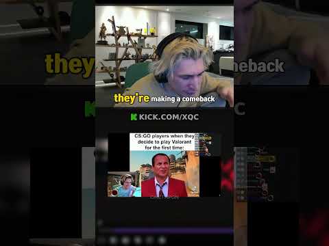 xQc shocked at FNC vs NRG 11-1 comeback Valorant Championship #xqc #valorant #ohnepixel