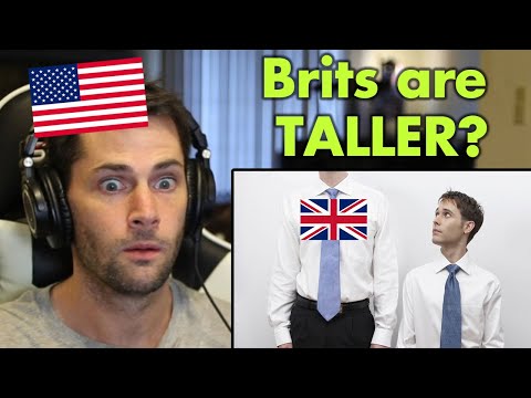 American Reacts to How the Average Brit COMPARES to the Average American