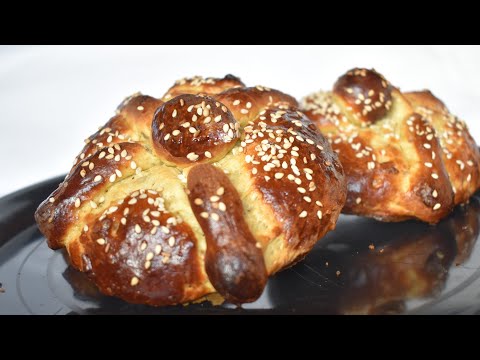 Hojaldras o pan de muerto de nata (Receta)