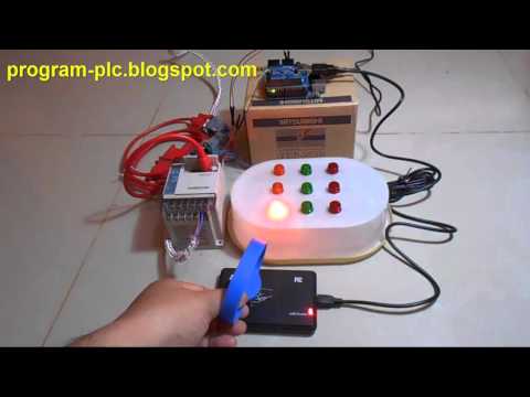 Mitsubishi PLC FX Series Communication with RFID USB Reader using Arduino USB Host