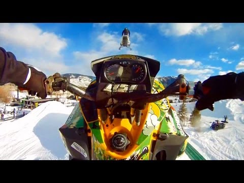 GoPro HD: Snowmobile X Games 15 - Slednecks‬ Freestyle
