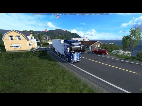 ETS2 1.43 MAP COMBO | Scania DC13 Sound | Finnmark Finest scenery! (N) Ballangen - Tromsø | 2K 1440p