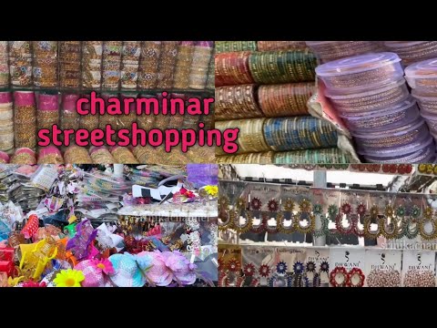 charminar street shopping||hyderabad street shopping||low cost shopping