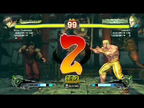 SSF4 AE: Kiryu Tsukimiya (Guy) vs robin01 (Abel) - Ranked Match (720p HD)